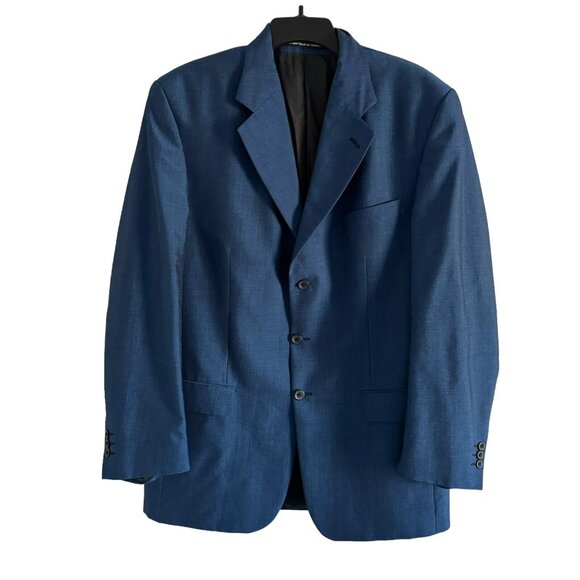 Gordons By Stratford jacket size 42Tall blue men jacket blazer - Picture 8 of 12